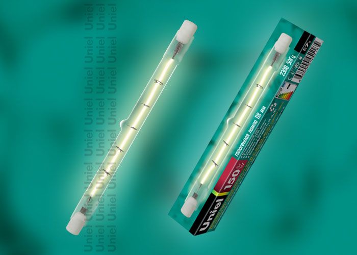 Галогенная лампа Uniel R7s 150W J-118/150/R7s Галогенная лампа Uniel R7s 150W J-118/150/R7s