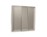 Лицевая панель для 3-клавишных выключателей QUANT Ambrella Volt ALFA AP3650