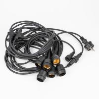 Гирлянда Uniel UDL-K230 6/E27/5M IP54 BLACK BELT-LIGHT GREENHOUSE (010925)