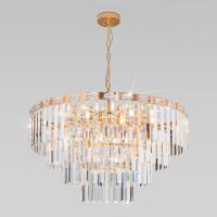 Люстра хрустальная Eurosvet Elegante 10130/10 золото/прозрачный хрусталь Strotskis a060643 Люстра хрустальная Eurosvet Elegante 10130/10 золото/прозрачный хрусталь Strotskis a060643