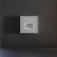 Накладка для розетки компьютерной RJ45 кат.6 Voltum S231 (серый) VLS001316