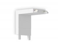 Коннектор угловой внутренний для накладного шинопровода Magnetic Ultra Slim Ambrella light GV1103