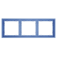 Рамка пластиковая на 3 поста Voltum S335 (деним) VLS100315