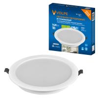 Светильник встраиваемый светодиодный Volpe ULM-Q237 18W/6500K WHITE 013164