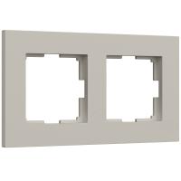Рамка на 2 поста Werkel Slab (дымчатый софт) W0022917 a071621