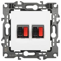 Розетка акустическая без рамки ЭРА 12-3112-01М Б0065713