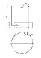 Люстра подвесная светодиодная Maytoni Line MOD016PL-L52BK