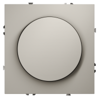 Светорегулятор встраиваемый VOLTUM S70 поворотно-нажимной 600 Вт, (кашемир) VLS070303