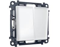 Комплект механизма 2-клавишного выключателя с самовозвратом Ambrella Volt MA MA123050