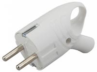 Вилка угловая с заземлением ЭРА Vx4-W Б0039676