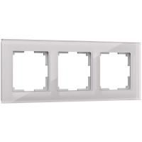 Рамка на 3 поста дымчатая, стекло Werkel Favorit W0031117 4690389159862 a050896