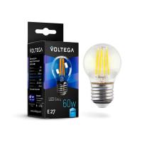 Филаментная лампа Voltega Globe E27 6W 4000K 7024