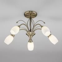 Потолочная люстра Eurosvet Ginevra 30280/5 античная бронза a043220