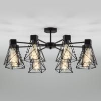 Потолочная люстра Eurosvet Trappola 70107/8 черный a044748