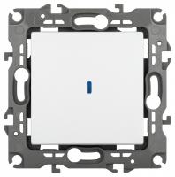 Выключатель одноклавишный с подсветкой без рамки ЭРА 12-1102-01М Б0065679