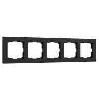 Рамка на 5 постов черная Werkel Hammer W0052408 4690389163579 a052531