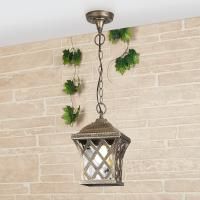 Уличный подвесной светильник Elektrostandard Cassiopeya H черное золото  a025297