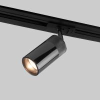 Трековый магнитный однофазный светодиодный светильник Elektrostandard Riffe 85512/01 черный жемчуг a061663