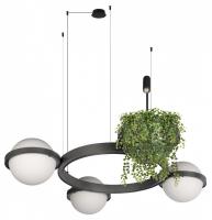 Люстра подвесная светодиодная Loft IT Jardin 10121/3 Dark grey