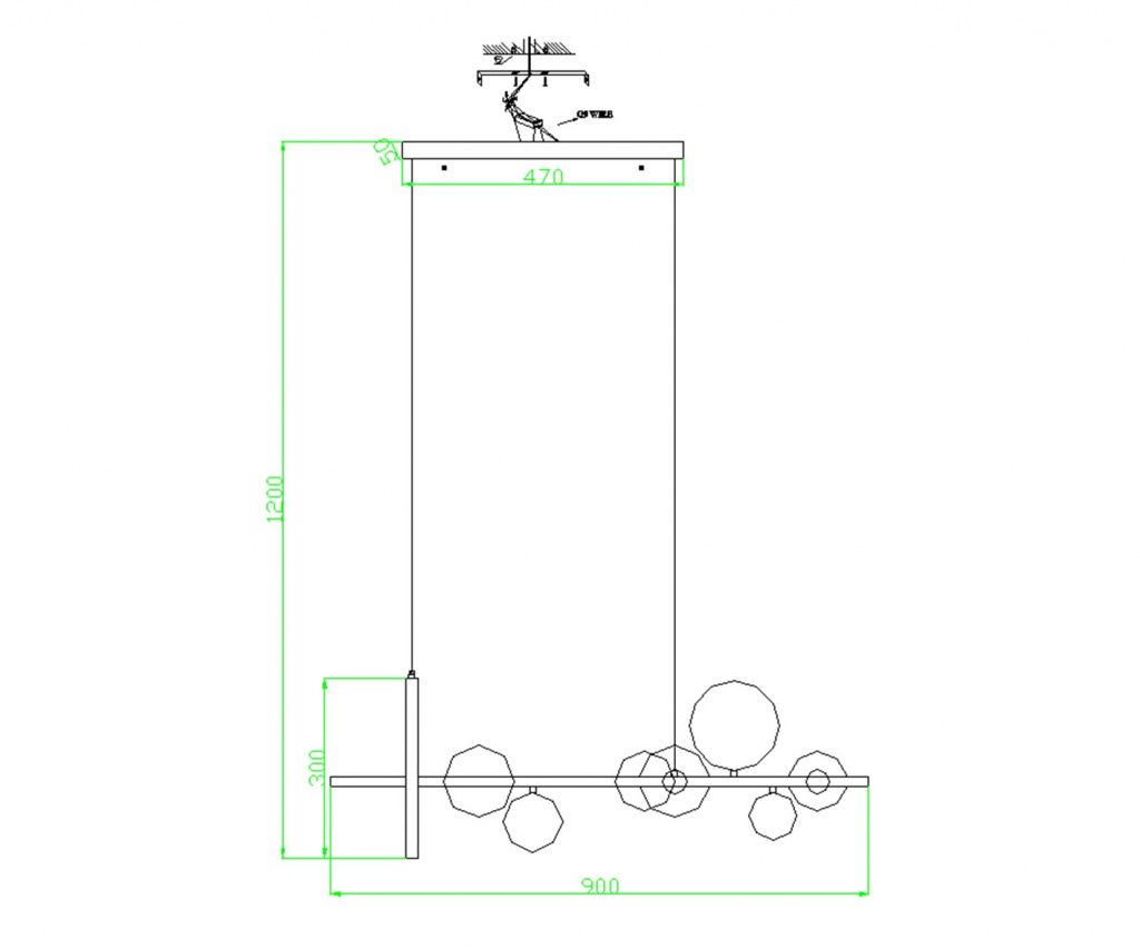 Подвесной светильник Kink Light Иона 09408-7,19 Подвесной светильник Kink Light Иона 09408-7,19