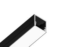 Профиль алюминиевый накладной 10*10 Ambrella light Illumination GP1650BK Профиль алюминиевый накладной 10*10 Ambrella light Illumination GP1650BK