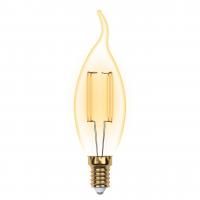 Лампа светодиодная филаментная Uniel E14 5W 2250K прозрачная LED-CW35-5W/GOLDEN/E14 GLV21GO UL-00002397