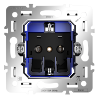 Механизм розетки с заземлением 16А Voltum S70 VLS0401M