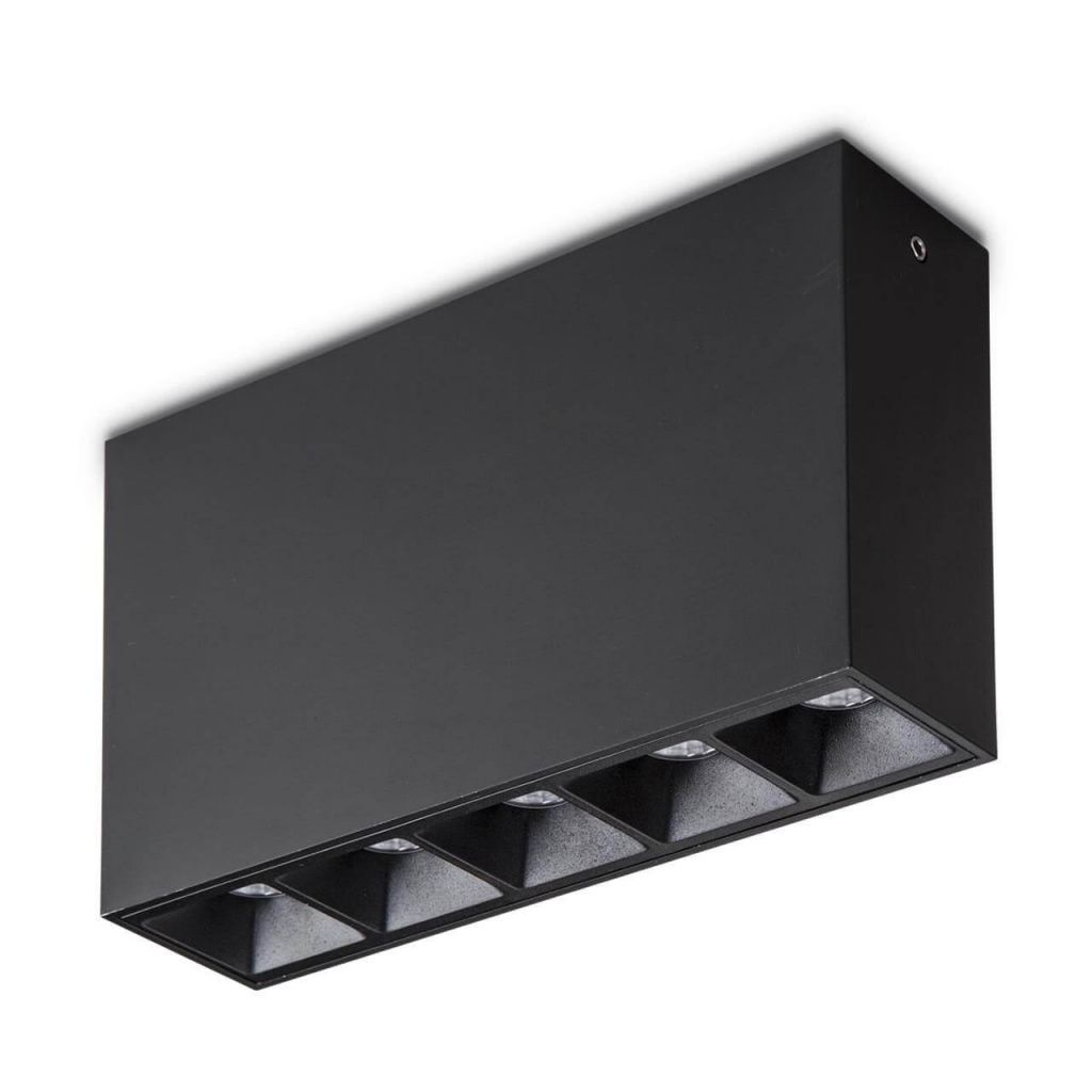 Потолочный светодиодный светильник Ideal Lux Lika 10W Surface BK 244884