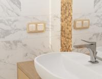 Комплект механизма 2-клавишного перекрестного выключателя 10A Ambrella Volt Omega MO323030