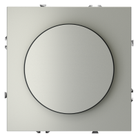 Светорегулятор встраиваемый VOLTUM S70 поворотно-нажимной 600 Вт, (сталь) VLS070305