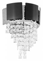 Светильник настенный Lumina Deco MOLINA LDW 7045-2 BK+CHR
