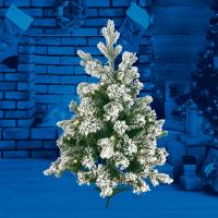 Светодиодное дерево Uniel ULD-T5460-030/SNA/3AA WARM WHITE IP20 XMAS TREE SNOW (011294)