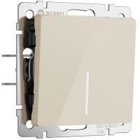 Выключатель одноклавишный с подсветкой Werkel айвори W1110143