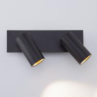 Спот светодиодный Eurosvet Fleur 20066/2 LED черный/золото (00000085108)