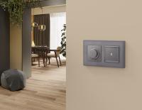 Лицевая панель ALFA для терморегулятора теплого пола Ambrella Volt ALFA AP5057