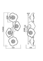 Бра Maytoni Miracle MOD207WL-04BS