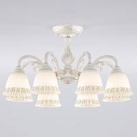 Потолочная люстра Eurosvet Campina 60107/8 белый с золотом a045773