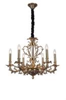 Люстра подвесная Lucia Tucci FIRENZE 1780.6 antique gold