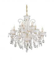 Хрустальная люстра Lumina Deco Eliza LDP 7028-8+4 WT