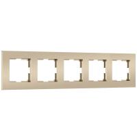 Рамка на 5 постов Werkel Slab (шампань софт) W0052911 a071629