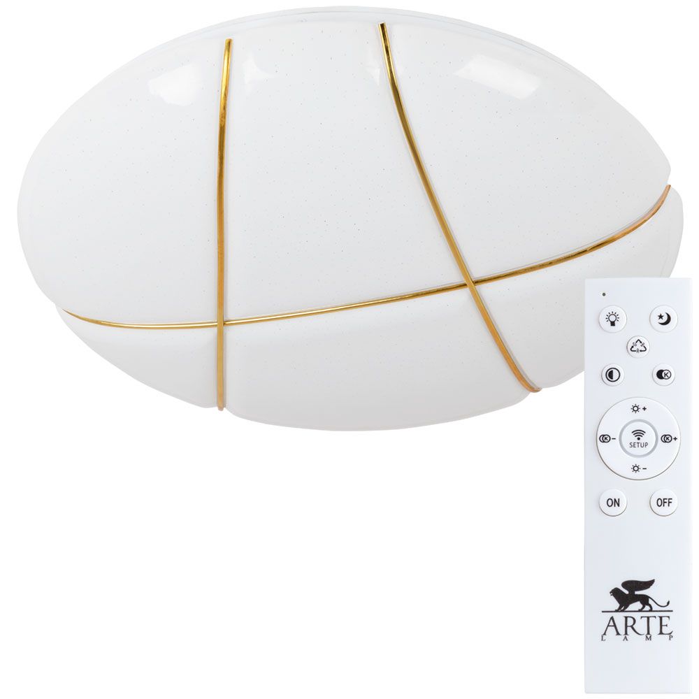 Потолочный светодиодный светильник Arte Lamp Biscotti A2677PL-72GO