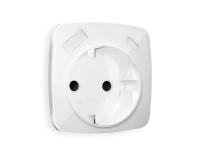 Лицевая панель для розетки с заземлением со шторками 2USB тип A+C QUANT Ambrella Volt OMEGA OP1100