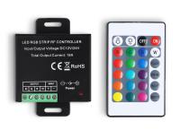 Контроллер для светодиодных лент RGB с радио пультом 2.4G 18A 12V 216W 24V 432W Ambrella light GS GS11301