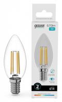 Филаментная лампа E14 10W 4100K Gauss Filament Elementary 32120