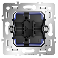 Механизм выключателя с самовозвратом одноклавишного 10А Voltum S70 VLS0106M