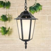 Уличный подвесной светильник Elektrostandard GL 1004H черное золото a035742