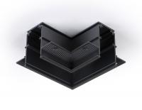 Коннектор угловой для встраиваемого шинопровода магнитный Ambrella light Track System GL3354