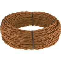 Ретро кабель витой 2х1,5, 20м Werkel медный W6452249