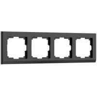 Рамка на 4 поста черная Werkel Stark W0041808 4690389161919 a050913