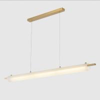 Светильник подвесной светодиодный Crystal Lux TUNNEL SP40 LED BRASS